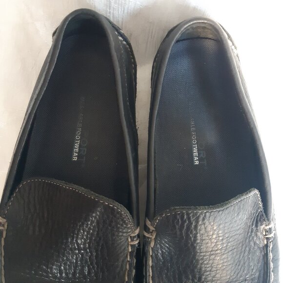 Rockport SZ 9M Black Loafer Rubber Sole - Picture 5 of 11